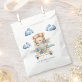 Boy Teddy Bear Baby shower Bedankzakje (Geknipt)