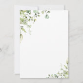 Boy Teddy Bear Baby shower Invitation Kaart (Achterkant)