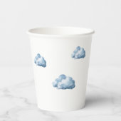 Boy Teddy Bear Baby shower Papieren Bekers (Achterkant)