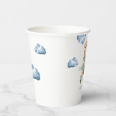 Boy Teddy Bear Baby shower Papieren Bekers (Rechts)