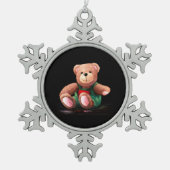 Boy Teddy Bear Ornament (Voorkant)