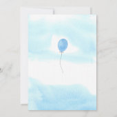 Boy Teddy Bear We Can Bearly Wait Baby Shower Kaart (Achterkant)