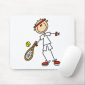 Boy Tennis Player Mousepad Muismat (Met muis)