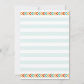 Boy Tirbal Aztec Boho Wild Uitnodiging van één dag (Achterkant)