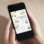 Boy Truck verjaardagsfeestje Kaart