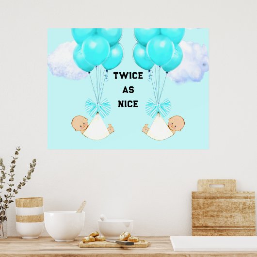 Boy Twins Poster (Keuken)