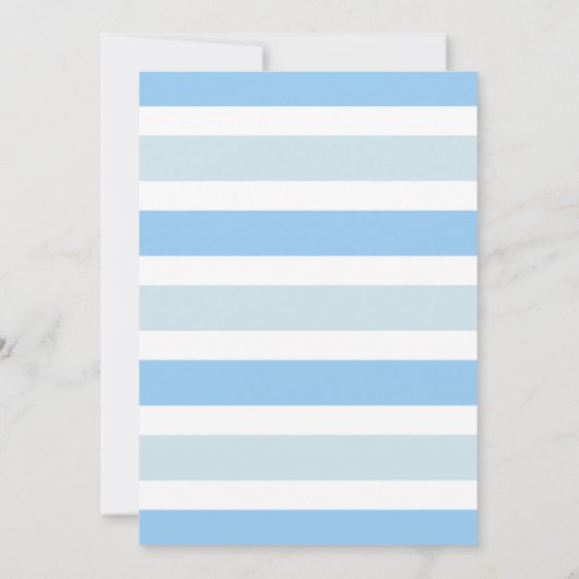 Boy Twins Teddy Bear Baby shower Invitation Kaart (Achterkant)