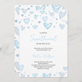 Boy Valentijn Baby shower Kaart (Voorkant / Achterkant)