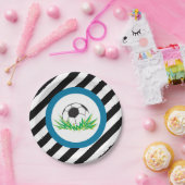 Boy Voetbal Verjaardagsfeestje Papier Borden Papieren Bordje (Feest)