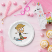 Boy Wakeboarding Fun Zomer Watersport Papieren Bordje (Feest)