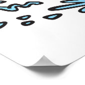 Boy Wakeboarding Fun Zomer Watersport Poster (Hoek)