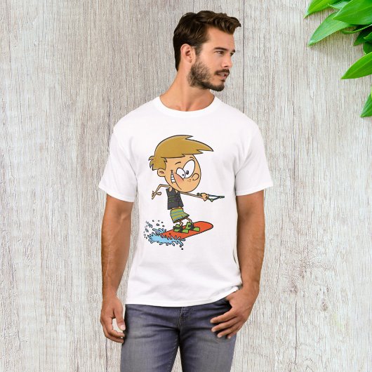 Boy Wakeboarding Fun Zomer Watersport T-shirt