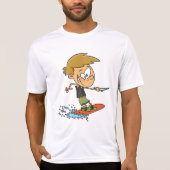 Boy Wakeboarding Fun Zomer Watersport T-shirt (Voorkant)