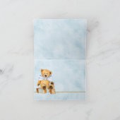 Boy Waterverf Baby shower Dank u kaarten (Binnen)