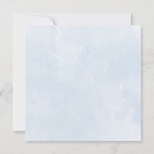 Boy Waterverf Rainbow Baby Sprinkle Kaart (Achterkant)