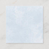 Boy Waterverf Regenboog Luier Raffle Informatiekaartje (Achterkant)