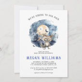 Boy Werewolf | Halloween-Baby shower Kaart (Voorkant)