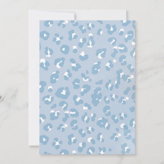 Boy Wild One Safari verjaardagsuitnodiging Oerwoud Kaart (Achterkant)