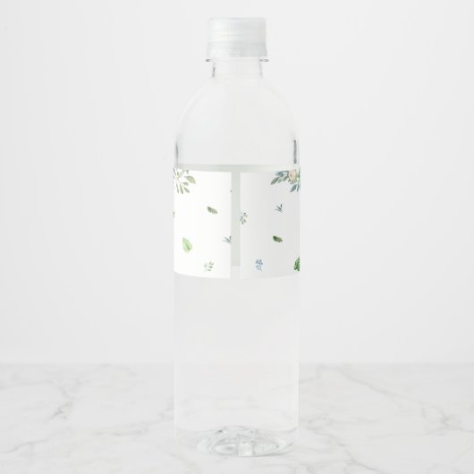 Boy Wild One Safari Waterfles Etiket (Achterkant)