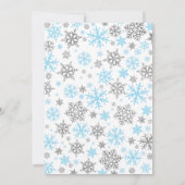 Boy Winter Onederland Eerste Uitnodiging van de Da (Achterkant)