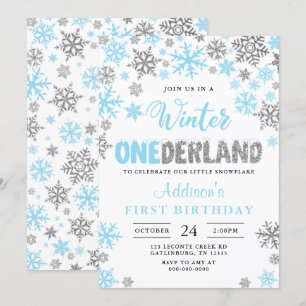 Boy Winter Onederland Eerste Uitnodiging van de Da