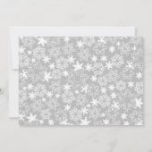 Boy Winter Wonderland Birthday Party Invitation Kaart (Achterkant)