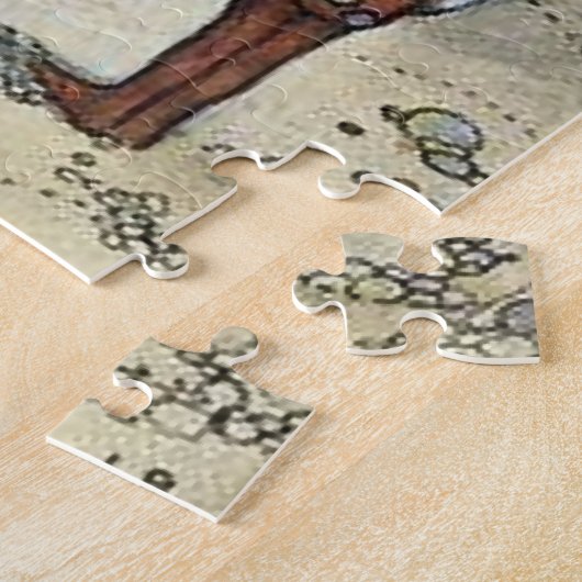 "Boy with Troll" van John Bauer Legpuzzel (Zijkant)