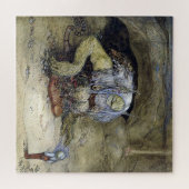 "Boy with Troll" van John Bauer Legpuzzel (Horizontaal)