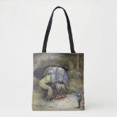 "Boy with Troll" van John Bauer Tote Bag (Voorkant)