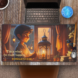 Boy Wizard Magic Fantasy Bureaumat