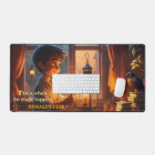 Boy Wizard Magic Fantasy Bureaumat (Keyboard & Muis)