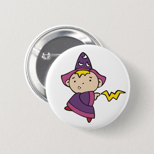 Boy Wizard Ronde Button 5,7 Cm (Voorkant /achterkant)