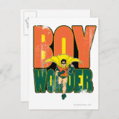 Boy Wonder Graphic Briefkaart (Voorkant / Achterkant)