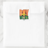 Boy Wonder Graphic Vierkante Sticker (Tas)