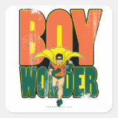 Boy Wonder Graphic Vierkante Sticker (Voorkant)