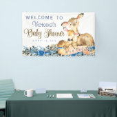 Boy Woodland Herten Baby shower Banner (Beurs)