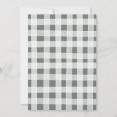 Boy Woodland Pumpkin Animals Baby shower Kaart (Achterkant)