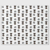 Boy Yorkshire Terrier Cadeaupapier (Vlak)