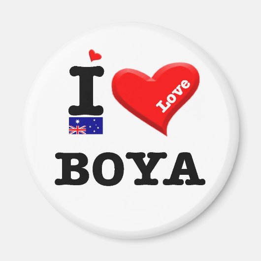 BOYA - Ik hou van Magneet (Voorkant)