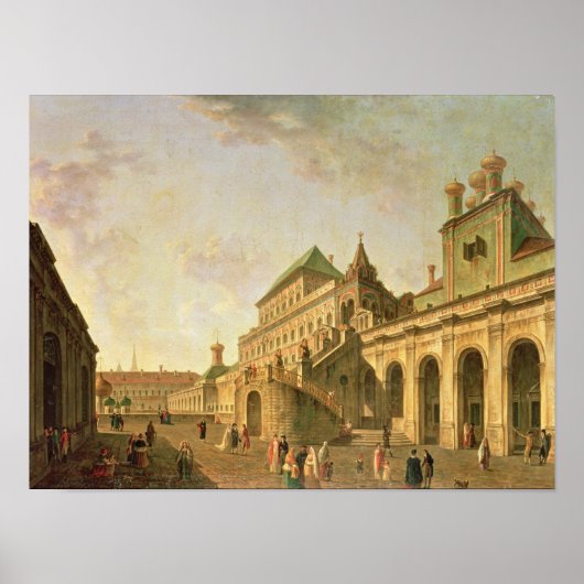 Boyar's Ground in het Kremlin in Moskou, 1801 Poster (Voorkant)