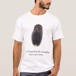 BOYB Giant Leopard Moth Caterpillar White T-shirt