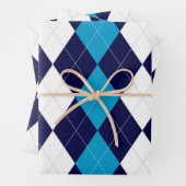 BoyBand Argyle Inpakpapier Vel (In situ)