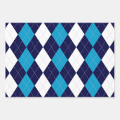 BoyBand Argyle Inpakpapier Vel (Voorkant)