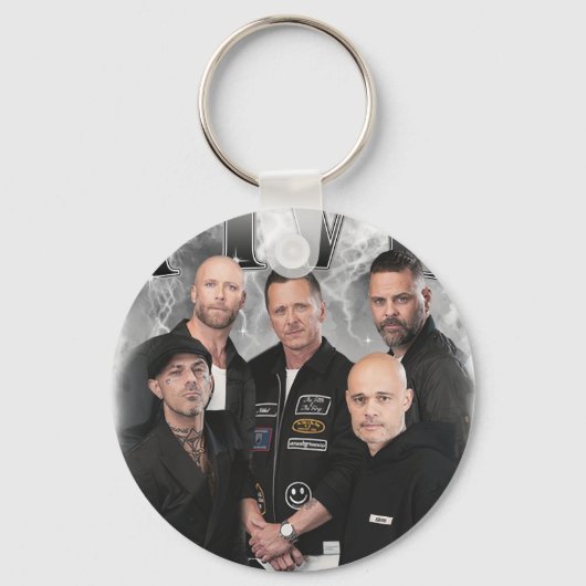 boyband five vintage sleutelhanger (Voorkant)