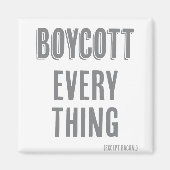 Boycot Alles (behalve spek) Magneet (Voorkant)