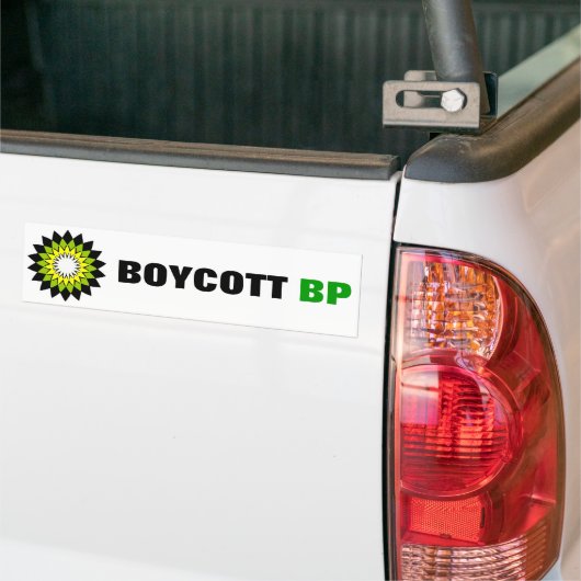 BOYCOT BP Bumpersticker (Op Truck)