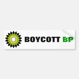 BOYCOT BP Bumpersticker