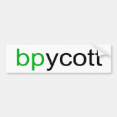 Boycot BP-Bumpersticker Bumpersticker (Voorkant)