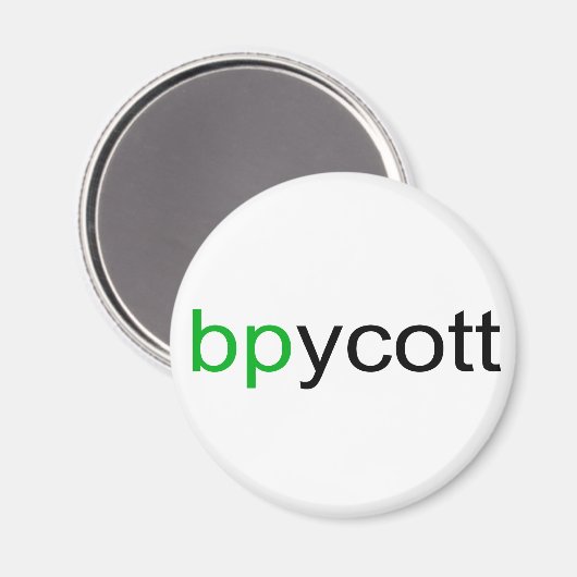 Boycot BP Magnet (Voorkant / Achterkant)