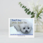 Boycot Canada Briefkaart (Staand voorkant)